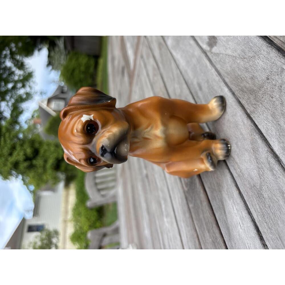 Vintage Ceramic Boxer